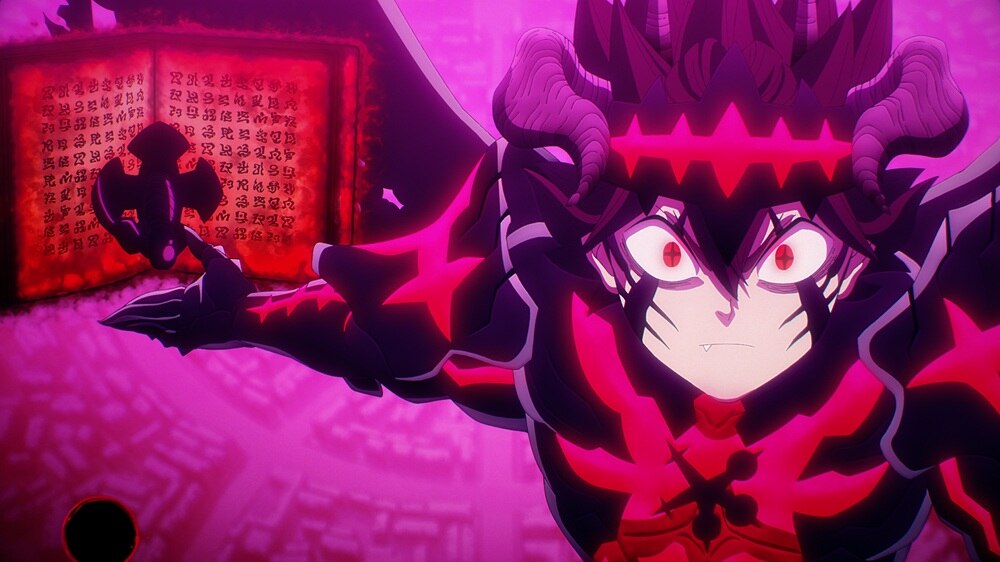 Asta dalam wujud Devil Union bersama Liebe di Black Clover Season 2 episode 5