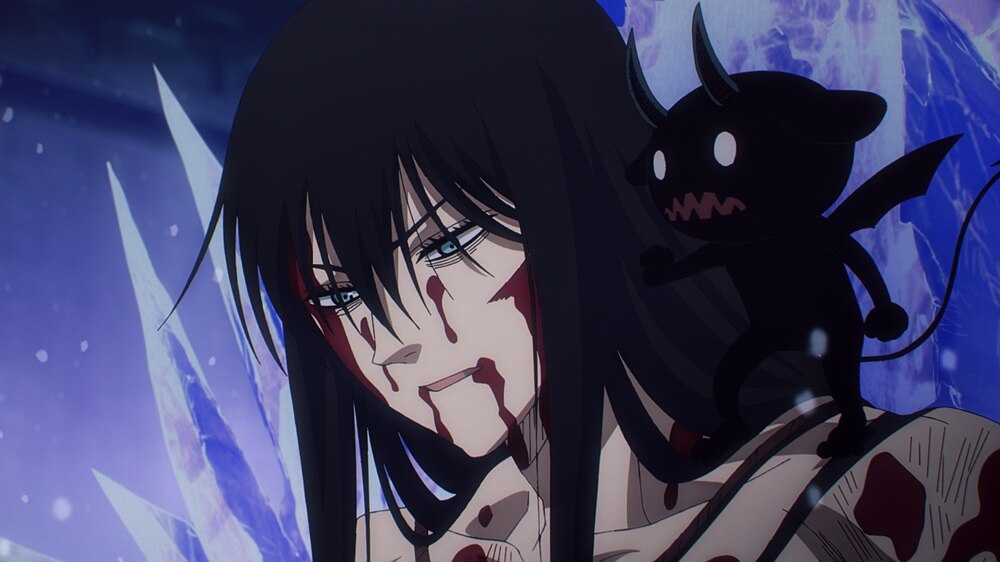 Nacht Faust terluka bersama iblis kecilnya di Black Clover Season 2 episode 5