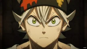 Asta dari anime Black Clover Season 2 dengan latar merah