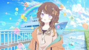 Anya Melfissa hololive Indonesia menyapa pengunjung Comifuro 23