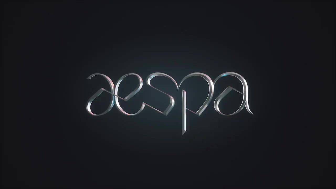 Logo aespa dalam teaser MV Black Mamba