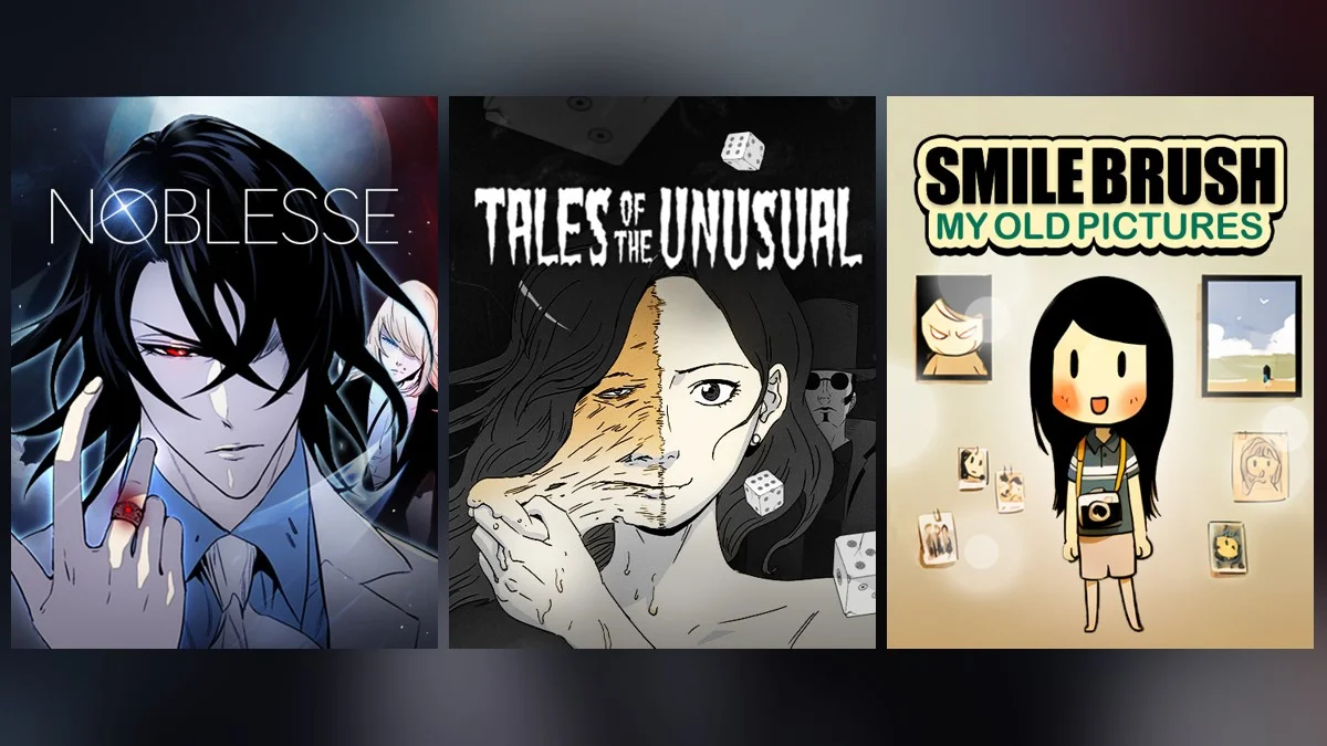 Rekomendasi Manhwa & Webtoon Terbaik 2026 yang Sudah Tamat 5 Sampul Noblesse, Tales of the Unusual, dan Smile Brush