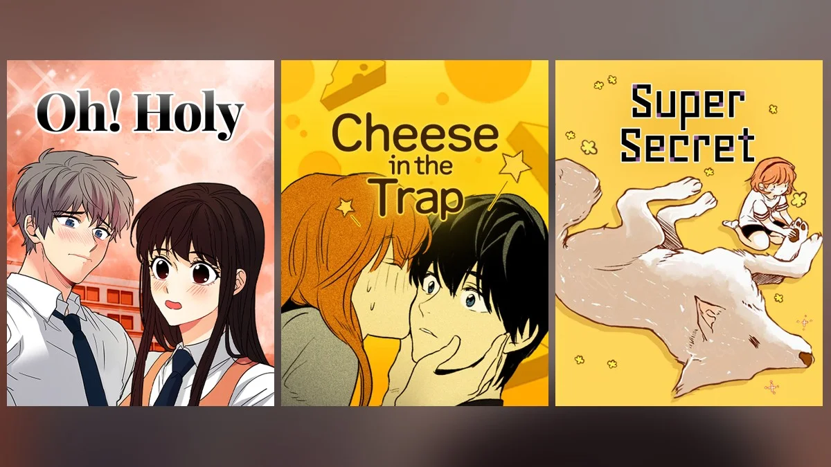 Rekomendasi Manhwa & Webtoon Terbaik 2026 yang Sudah Tamat 2 Sampul Oh! Holy, Cheese in the Trap, dan Super Secret