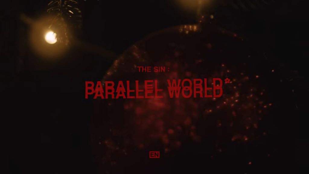 Logo THE SIN : PARALLEL WORLD dalam video kalender promosi ENHYPEN