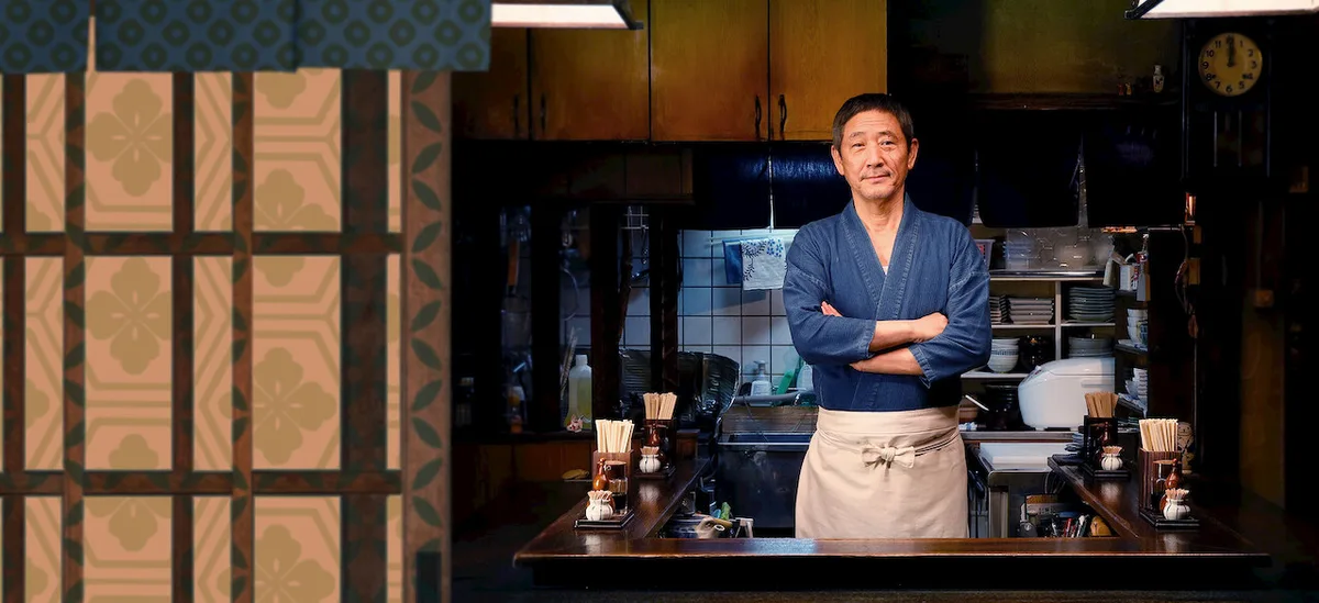 15 Drama Jepang Terbaik Sepanjang Masa, Dikelompokkan per Genre 10 Poster resmi drama Midnight Diner di Netflix