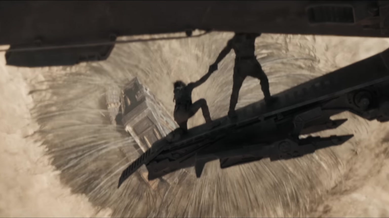 Harvester dan ancaman cacing pasir Arrakis dalam Dune Villeneuve