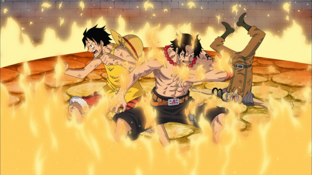 Adegan anime One Piece arc Marineford