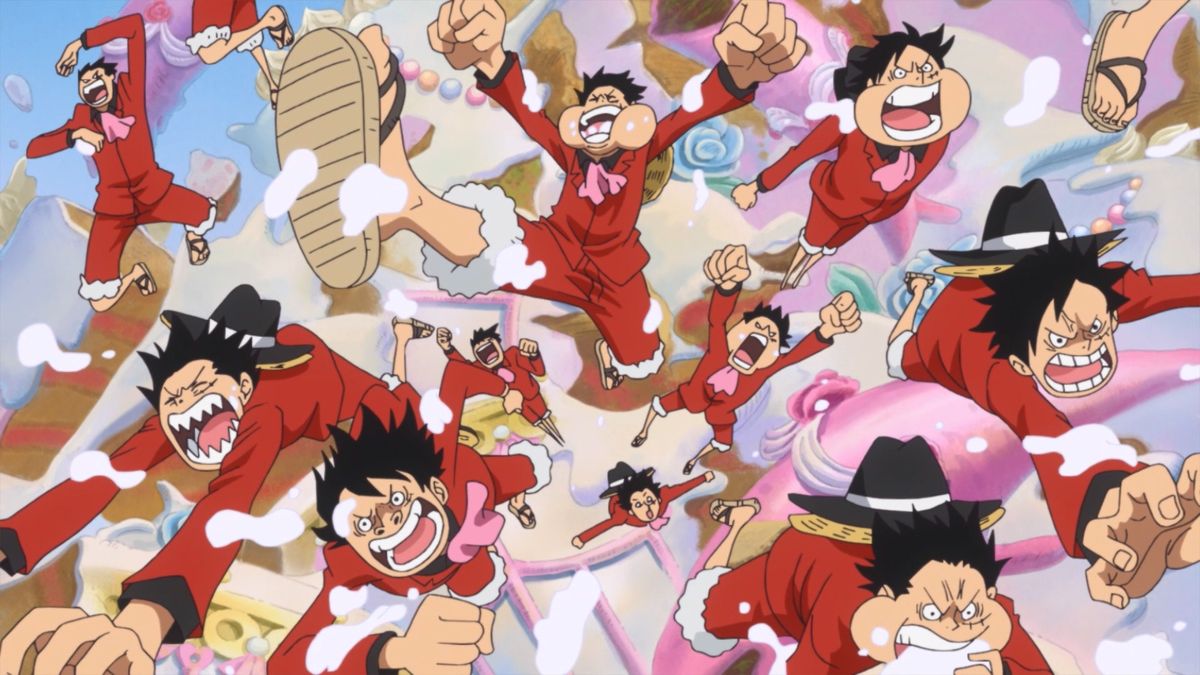 Adegan anime One Piece arc Whole Cake Island
