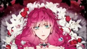 Penelope Eckhart berambut pink di manhwa Villains Are Destined to Die
