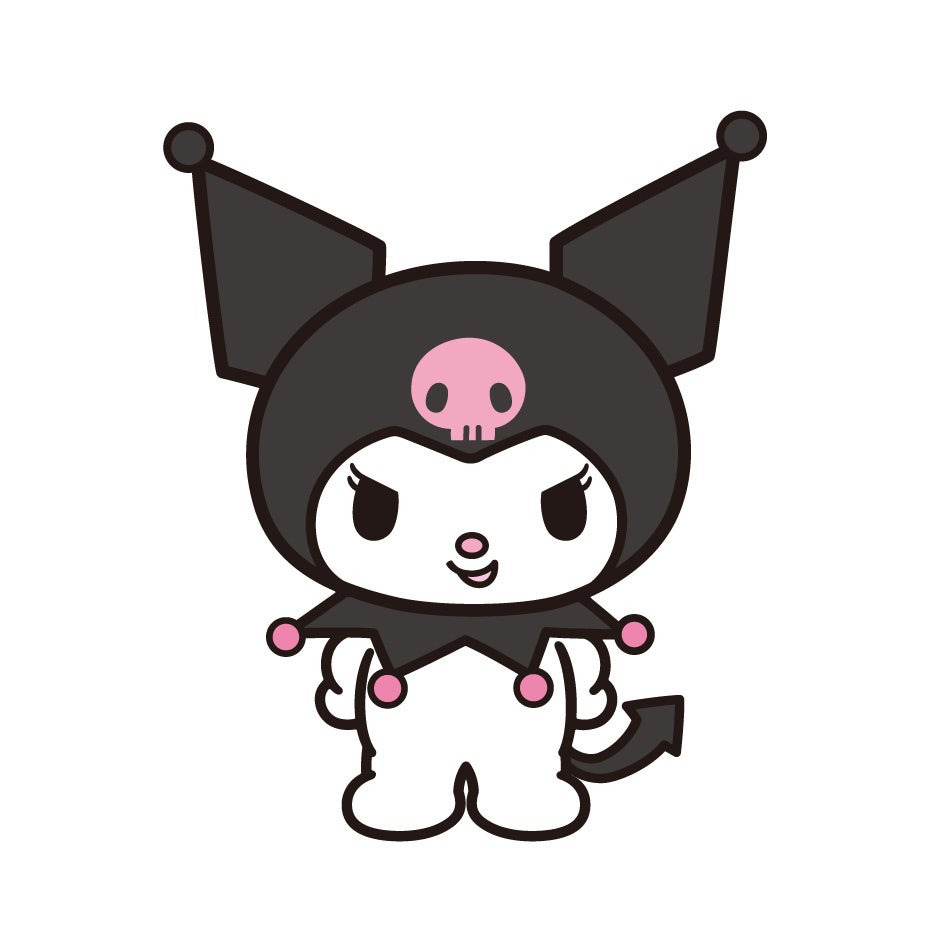 Film Kuromi Resmi Diumumkan, Tayang 2027 di Jepang: Info Rilis Indonesia dan Profil Kuromi 5 Ilustrasi resmi Kuromi karakter Sanrio dengan tudung hitam dan tengkorak merah muda