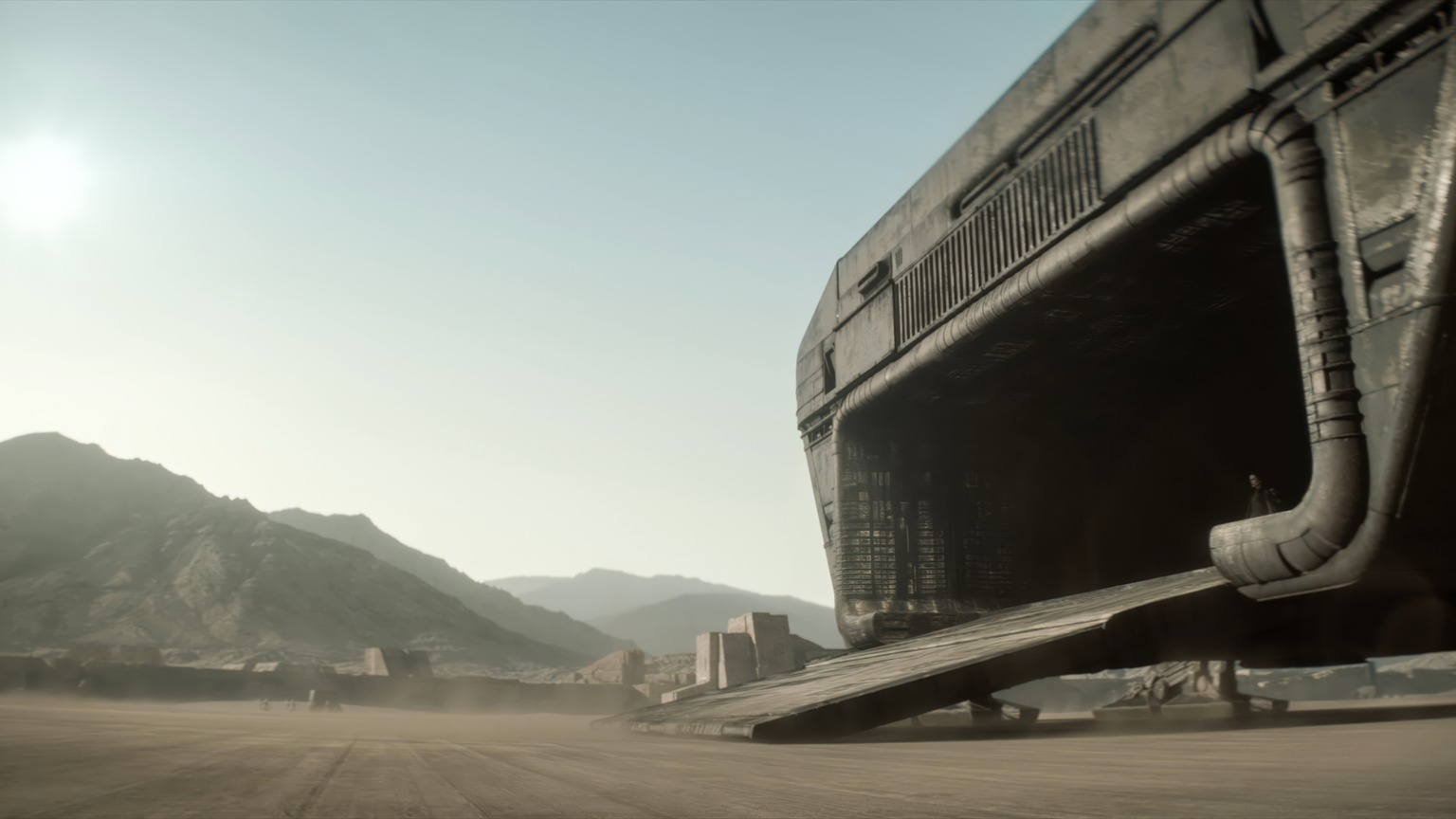Lanskap dan kapal era awal Imperium dalam Dune Prophecy HBO
