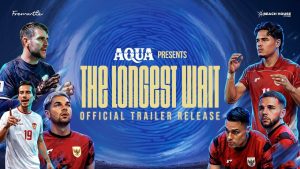 Key art film dokumenter The Longest Wait dengan pemain Timnas Indonesia