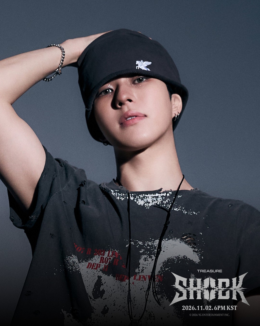 Yoon Jae Hyuk TREASURE di visual photo single SHOCK